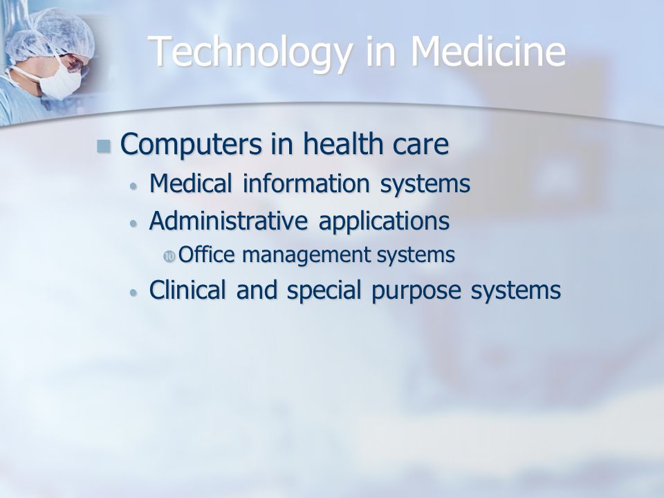 Information Systems for Patient Care Computers and Medicine